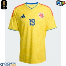 Moški Nogometni dresi Kolumbija Rafael Santos Borre #19 Domači SP 2026 Kratek Rokav